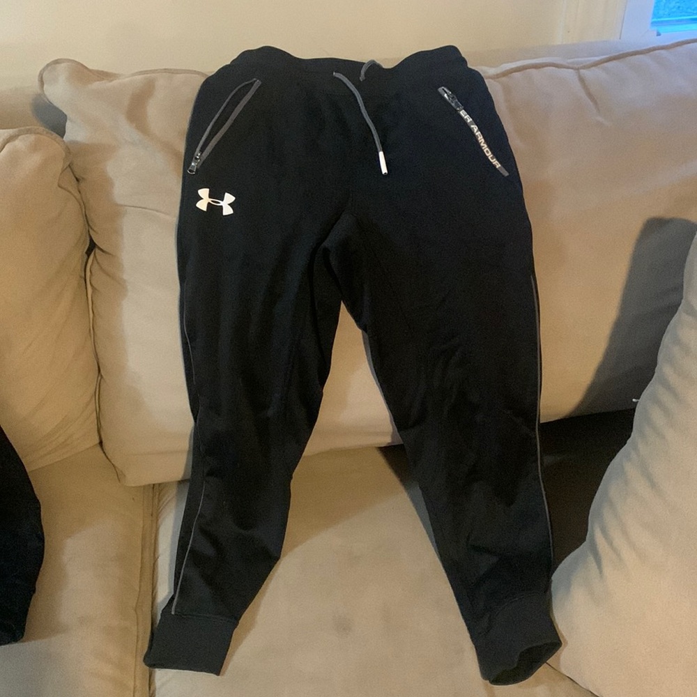 Under armor boys youth small sweatpants